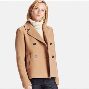 Uniqlo Tan Peacoat